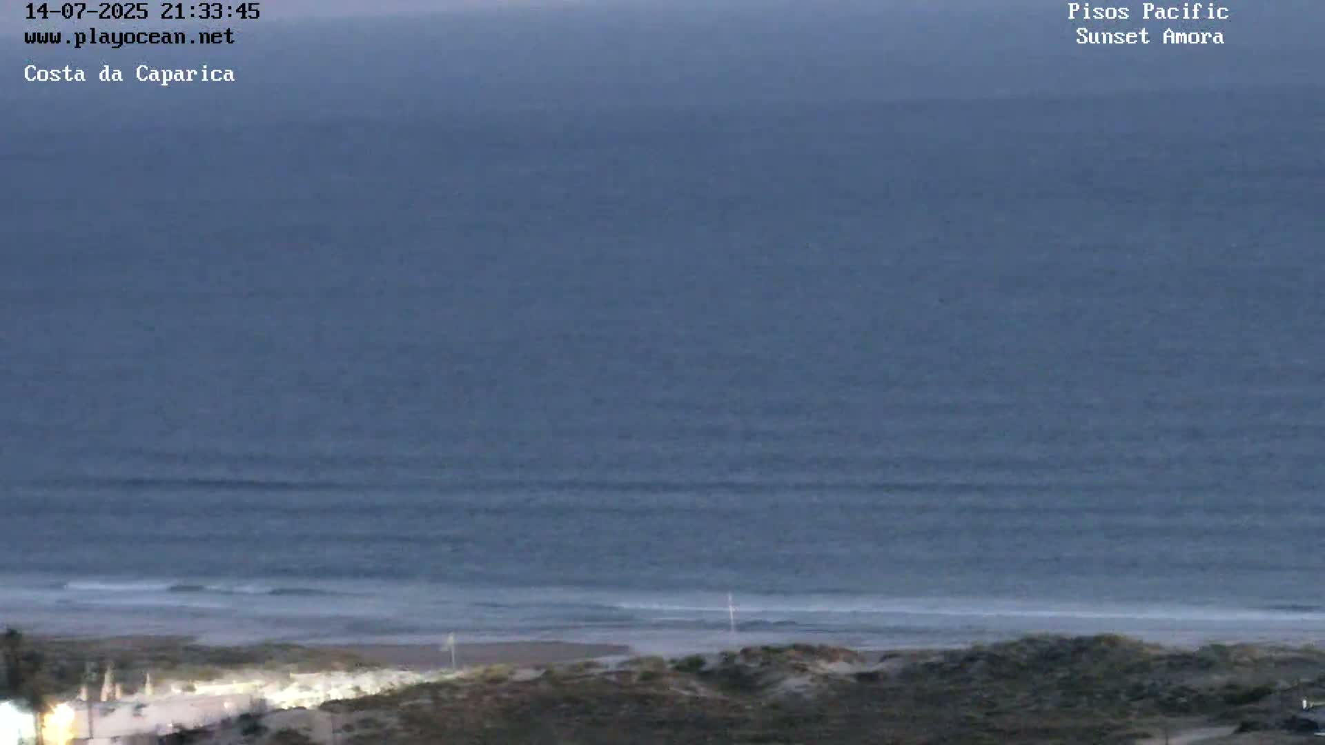 Costa da Caparica Coast Line & Atlantic Ocean Live Cam - Almada, Setubal, Lisbon, Portugal