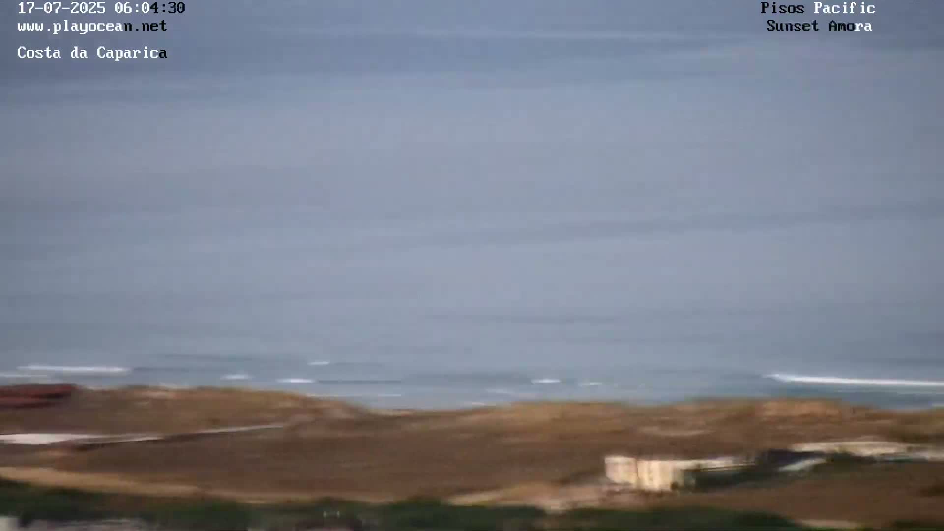 Costa da Caparica Coast Line & Atlantic Ocean Live Cam - Almada, Setubal, Lisbon, Portugal