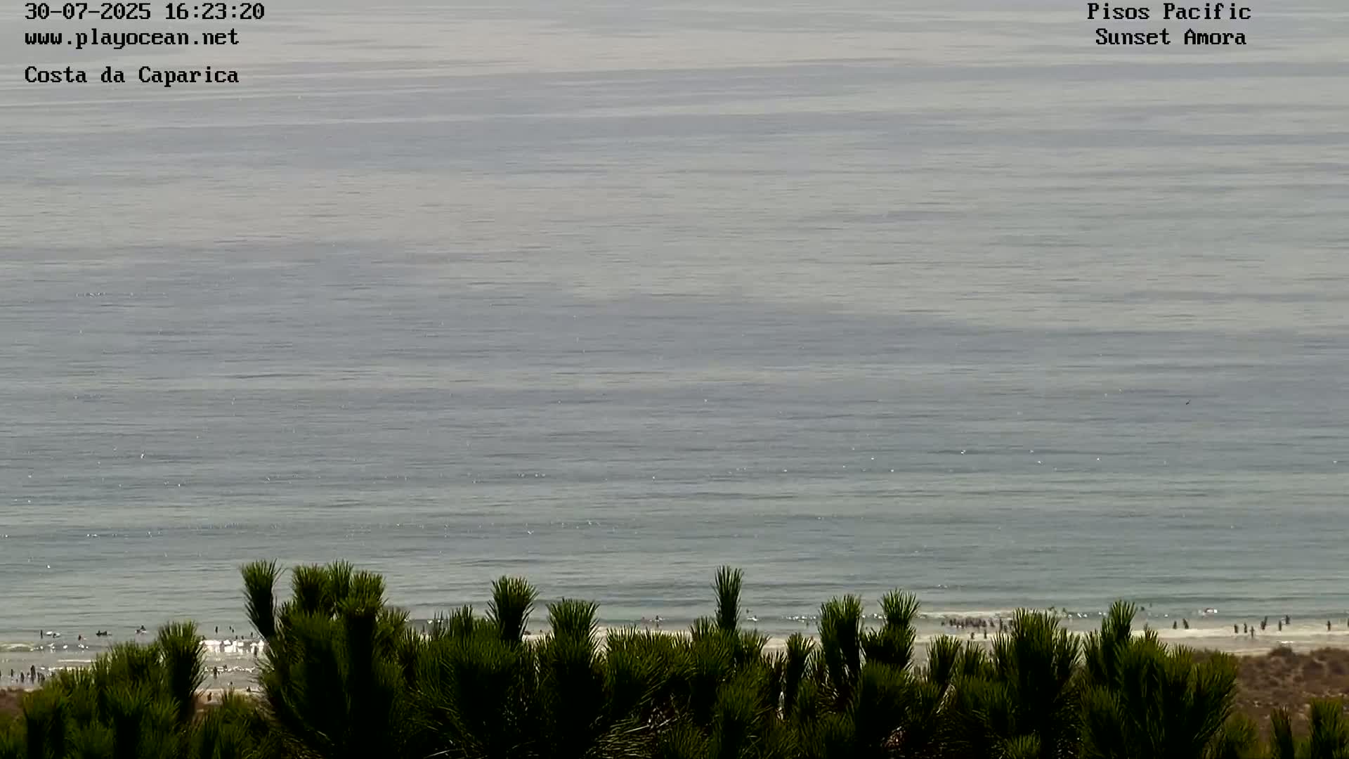 Costa da Caparica Coast Line & Atlantic Ocean Live Cam - Almada, Setubal, Lisbon, Portugal