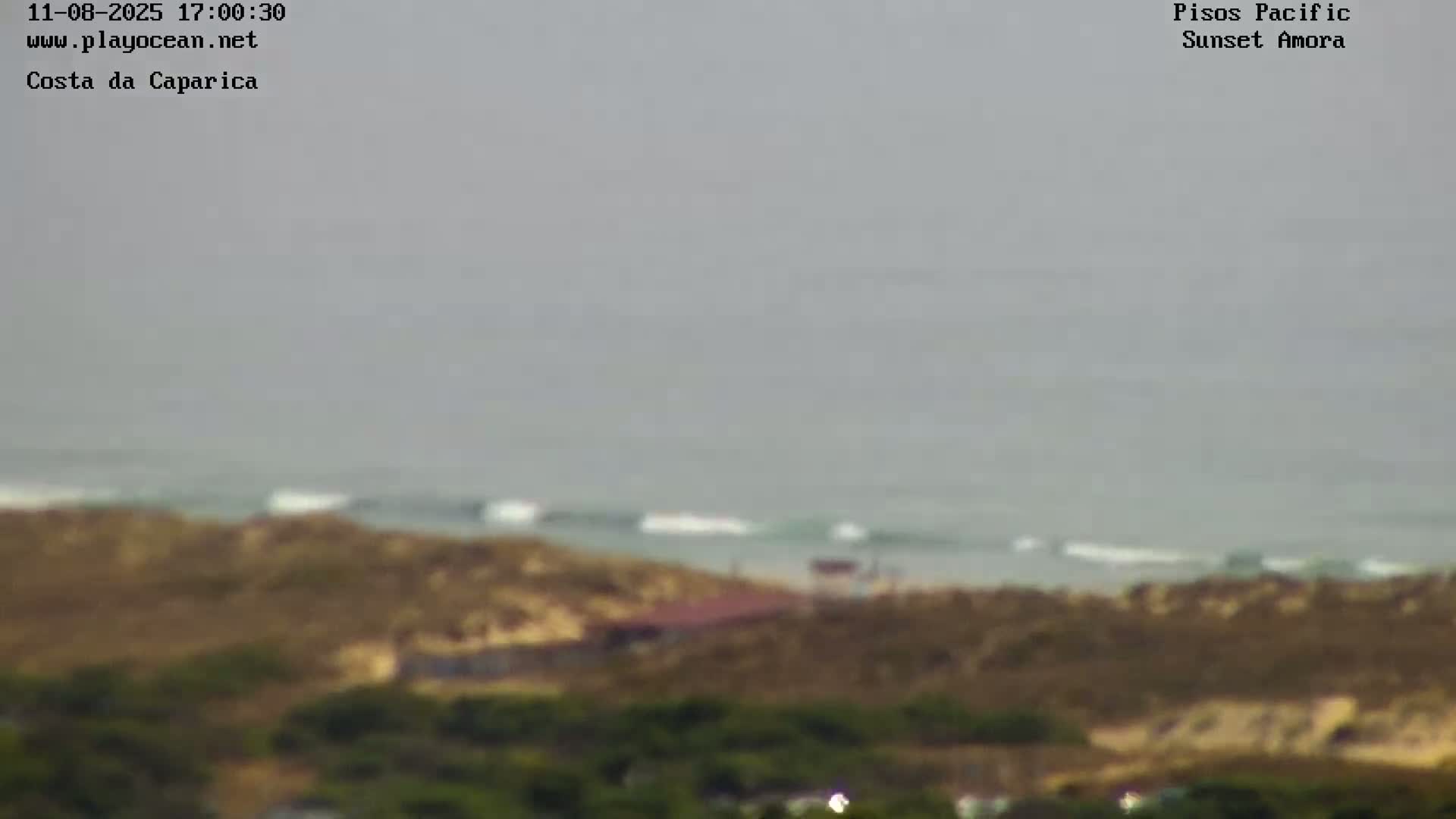 Costa da Caparica Coast Line & Atlantic Ocean Live Cam - Almada, Setubal, Lisbon, Portugal