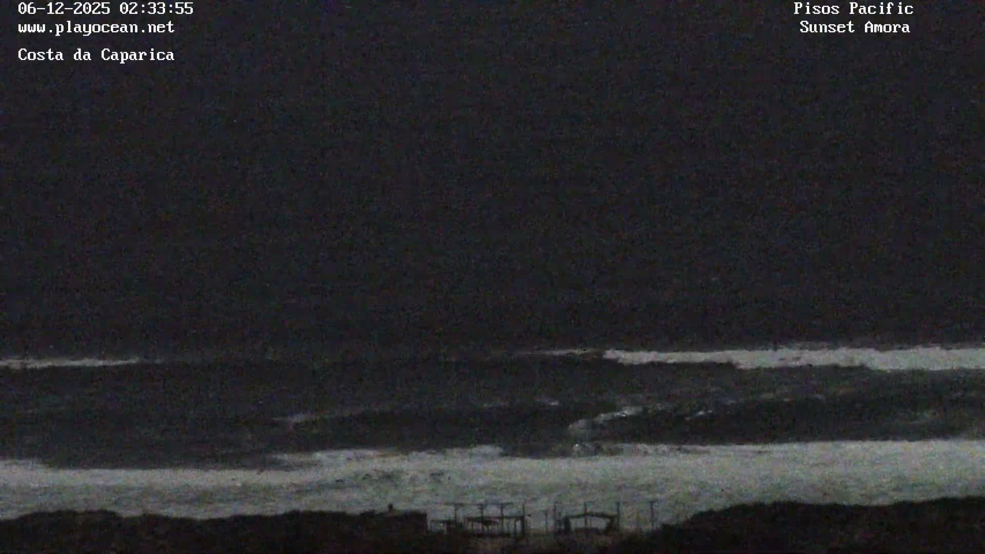 Costa da Caparica Coast Line & Atlantic Ocean Live Cam - Almada, Setubal, Lisbon, Portugal