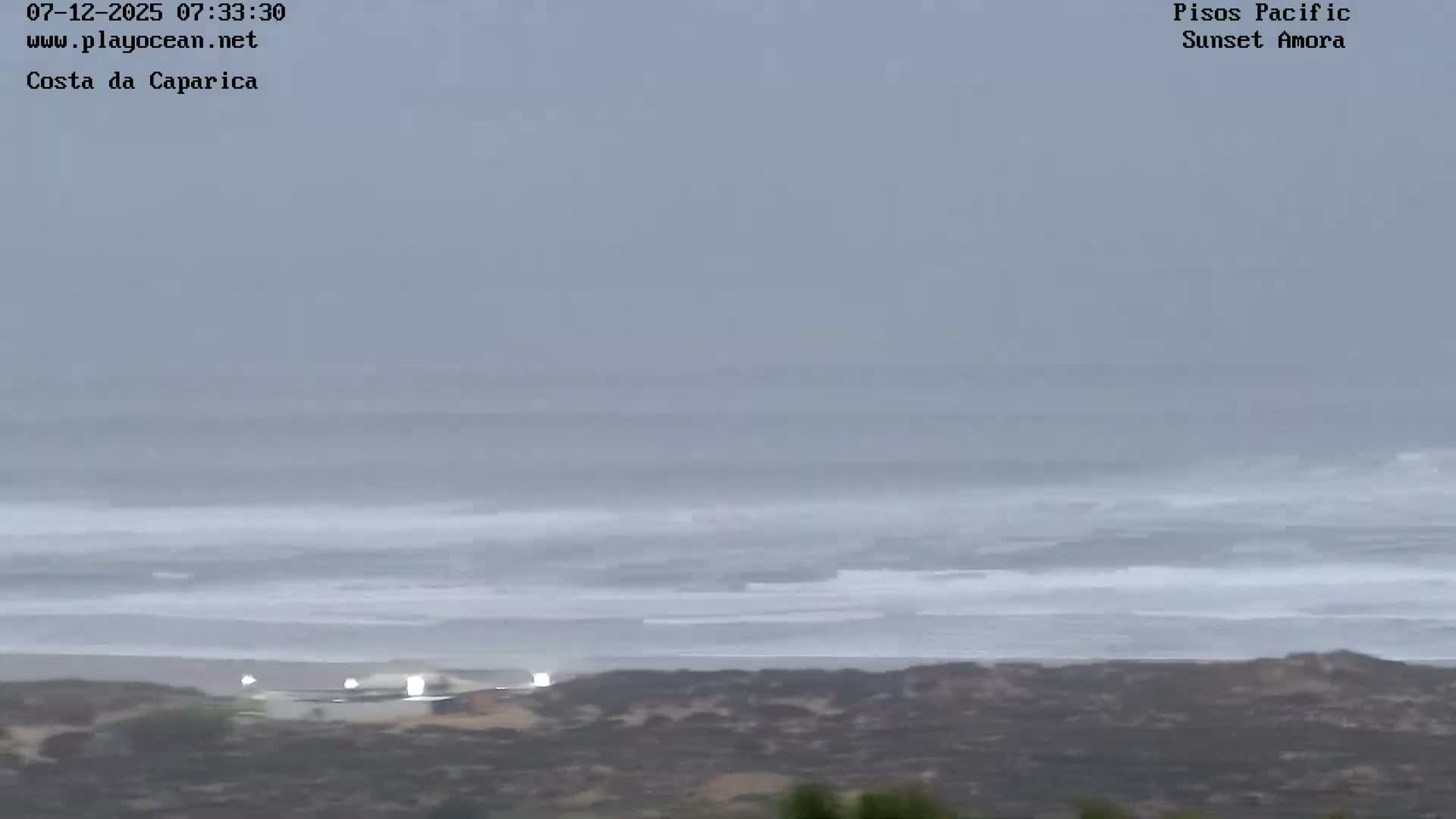 Costa da Caparica Coast Line & Atlantic Ocean Live Cam - Almada, Setubal, Lisbon, Portugal