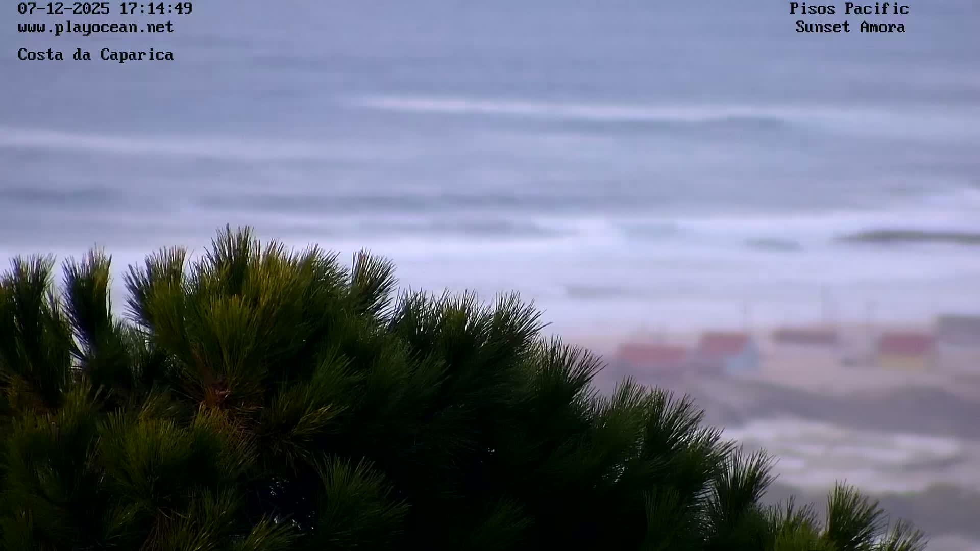 Costa da Caparica Coast Line & Atlantic Ocean Live Cam - Almada, Setubal, Lisbon, Portugal