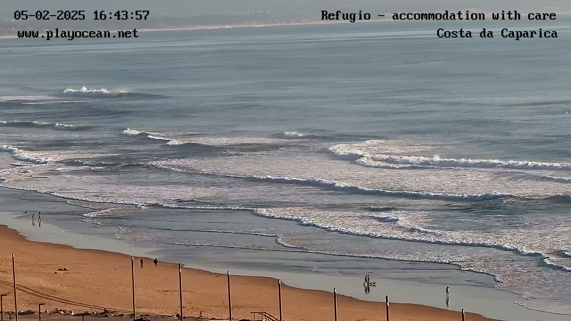 Costa da Caparica Beach Panaromic Live Cam - Almada, Setubal, Portugal