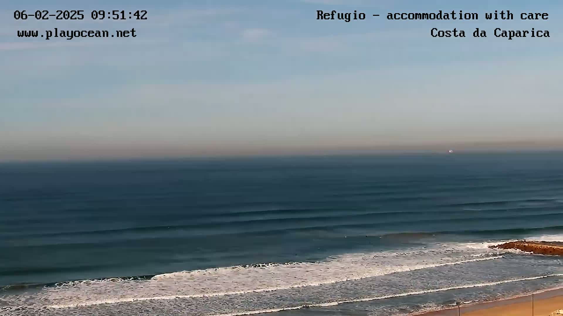 Costa da Caparica Beach Panaromic Live Cam - Almada, Setubal, Portugal