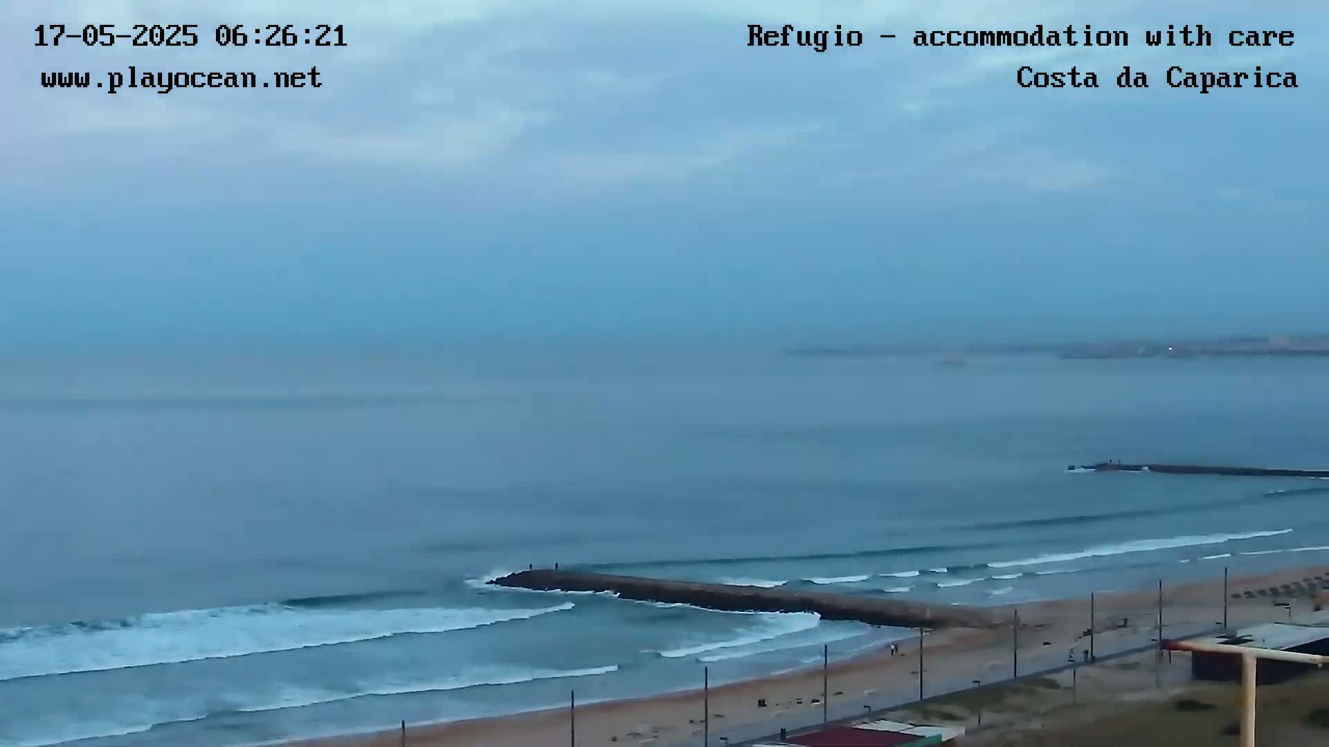 Costa da Caparica Beach Panaromic Live Cam - Almada, Setubal, Portugal