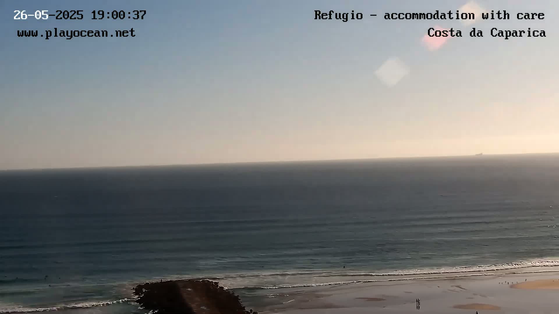 Costa da Caparica Beach Panaromic Live Cam - Almada, Setubal, Portugal