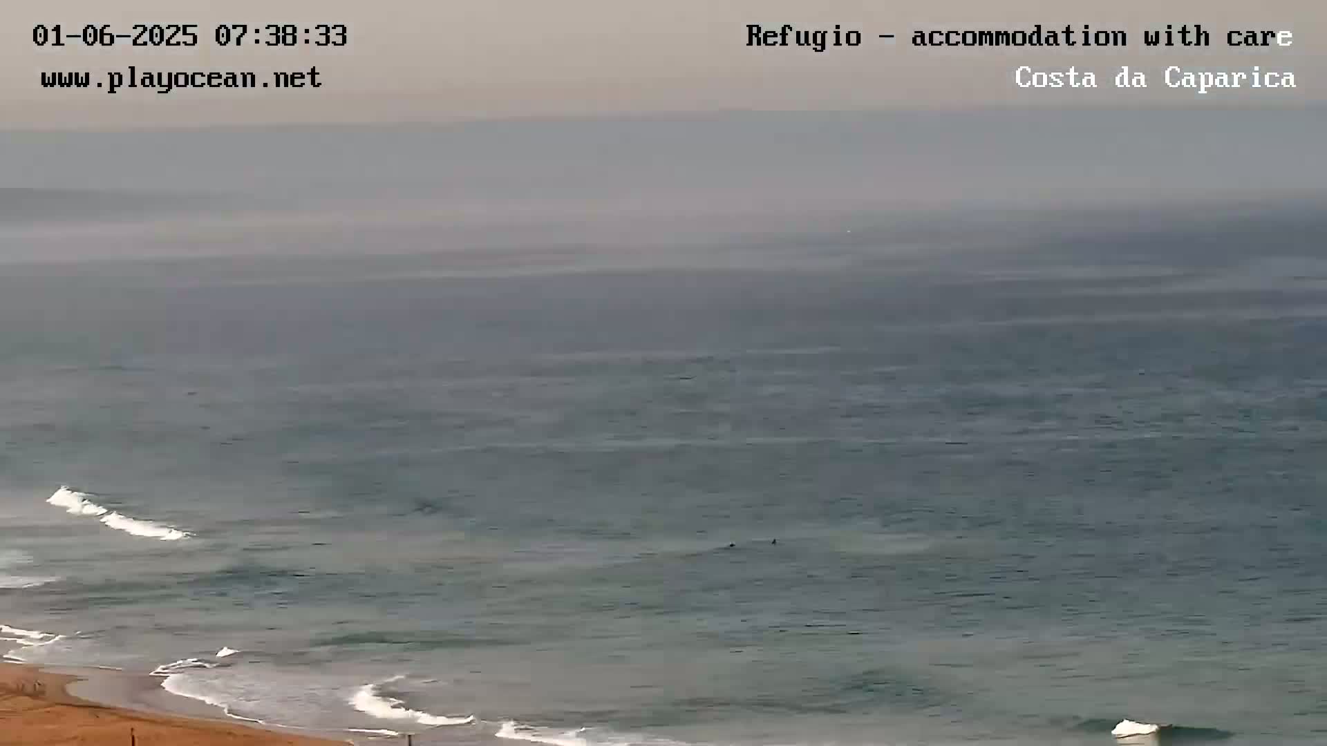 Costa da Caparica Beach Panaromic Live Cam - Almada, Setubal, Portugal