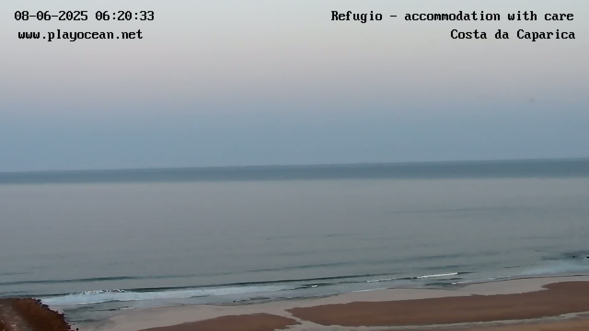 Costa da Caparica Beach Panaromic Live Cam - Almada, Setubal, Portugal
