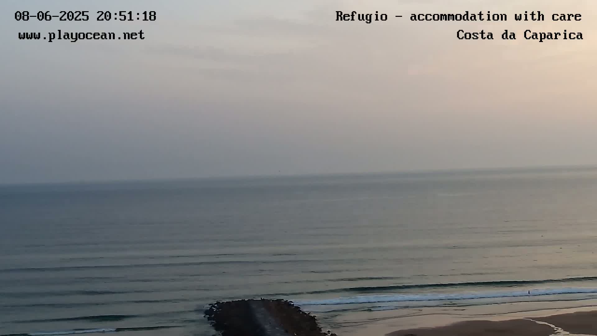 Costa da Caparica Beach Panaromic Live Cam - Almada, Setubal, Portugal