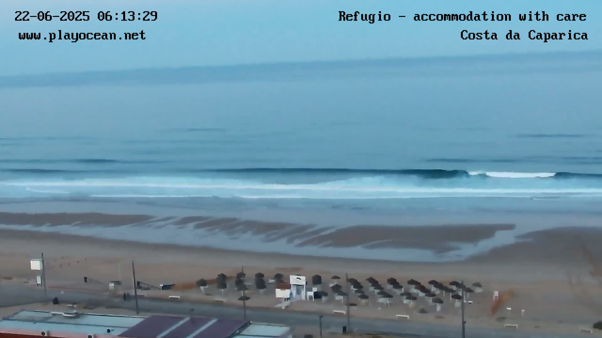 Costa da Caparica Beach Panaromic Live Cam - Almada, Setubal, Portugal