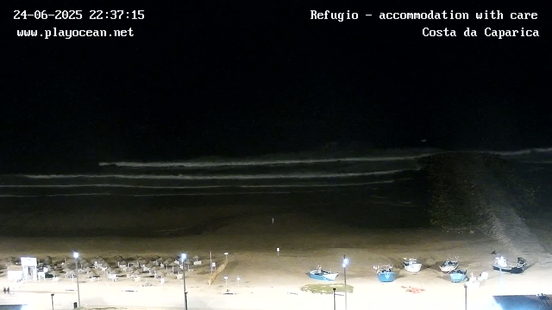 Costa da Caparica Beach Panaromic Live Cam - Almada, Setubal, Portugal