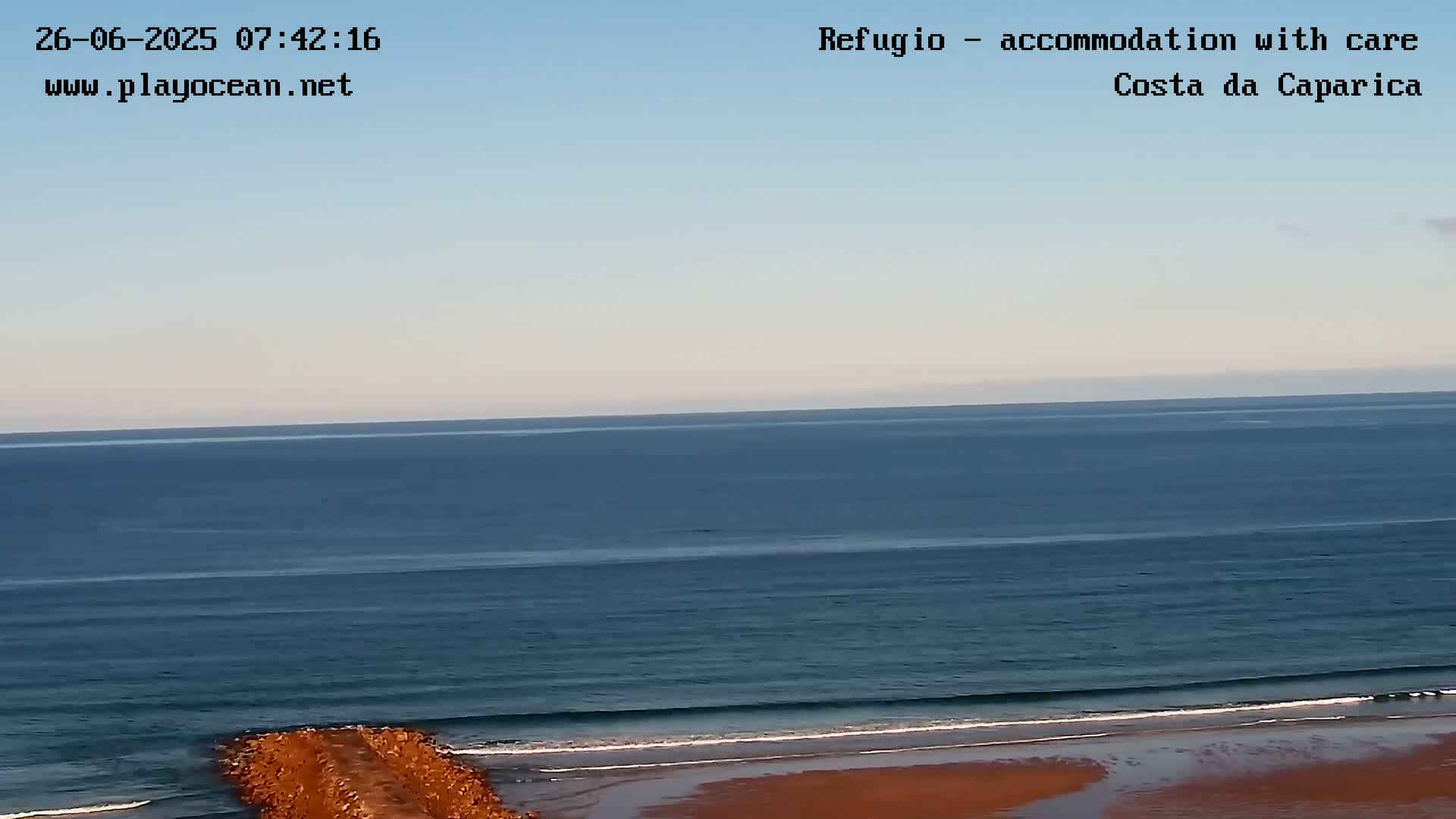 Costa da Caparica Beach Panaromic Live Cam - Almada, Setubal, Portugal
