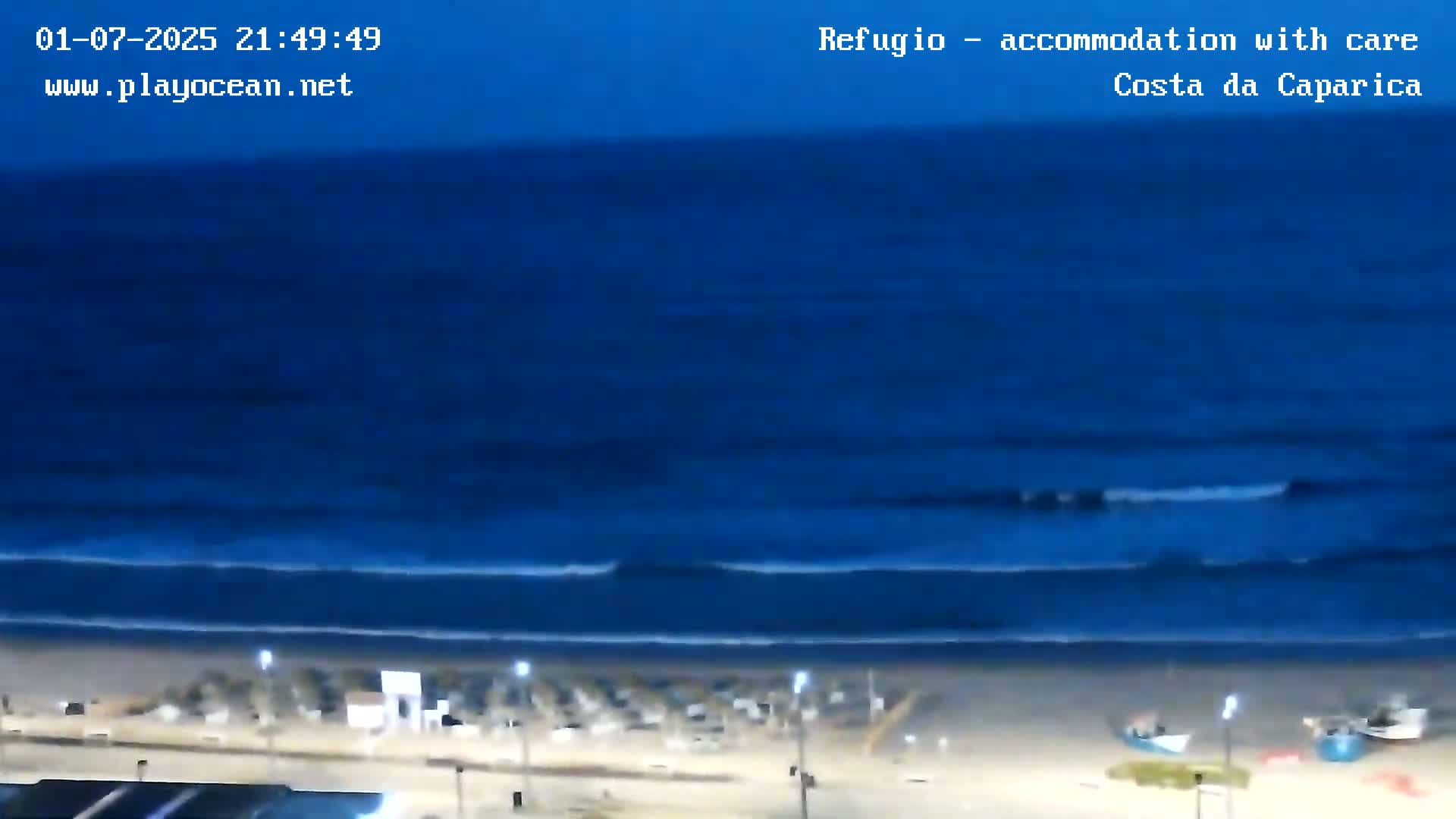 Costa da Caparica Beach Panaromic Live Cam - Almada, Setubal, Lisbon, Portugal