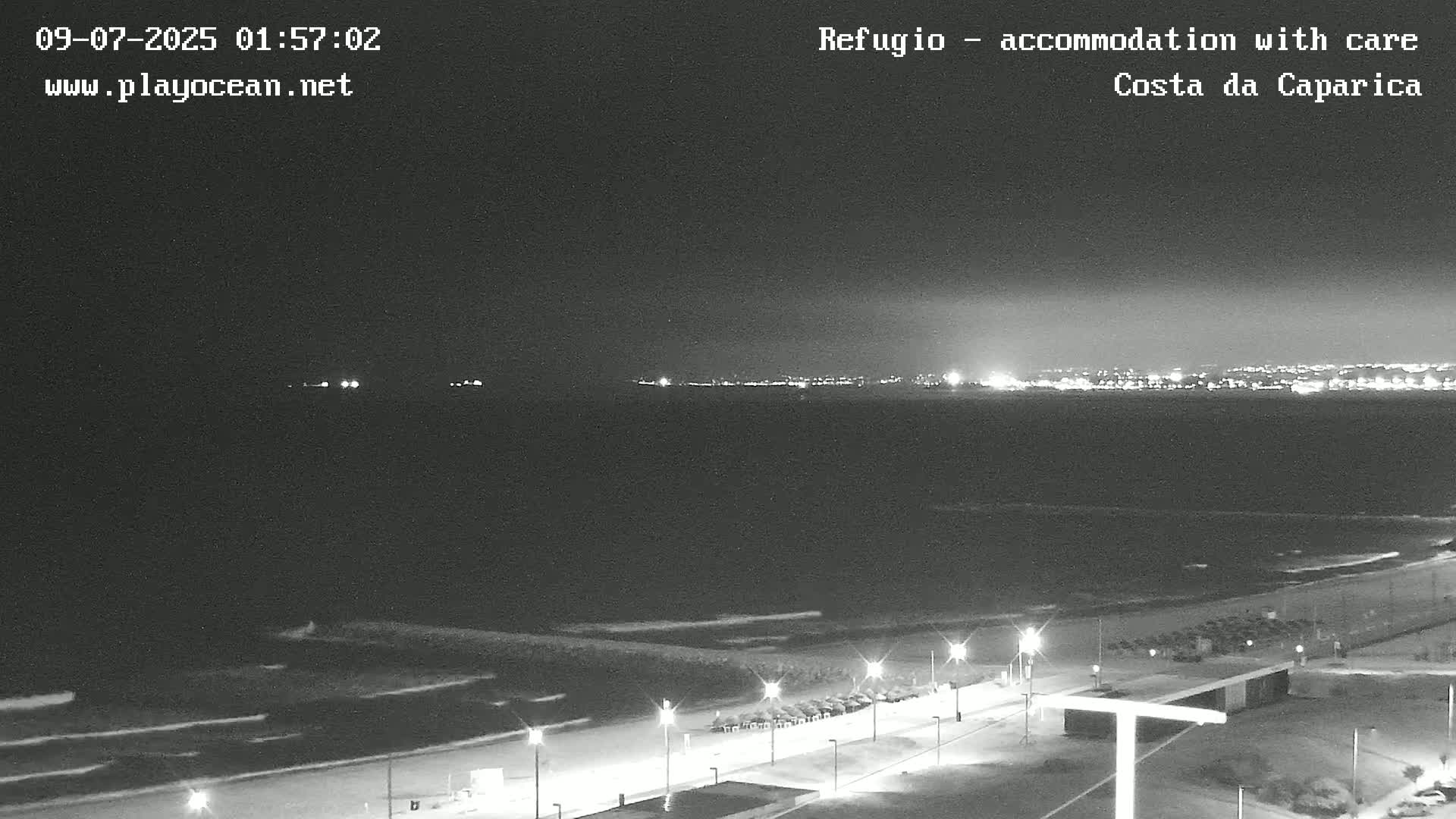 Costa da Caparica Beach Panaromic Live Cam - Almada, Setubal, Lisbon, Portugal