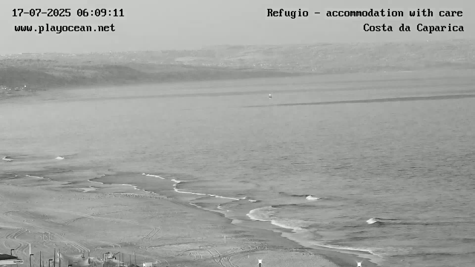Costa da Caparica Beach Panaromic Live Cam - Almada, Setubal, Lisbon, Portugal