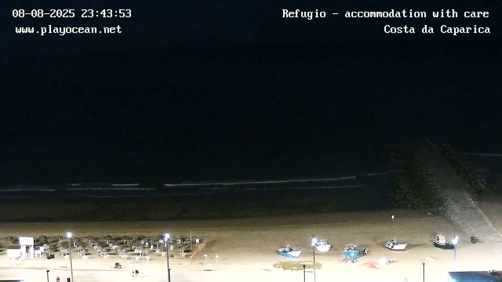 Costa da Caparica Beach Panaromic Live Cam - Almada, Setubal, Lisbon, Portugal