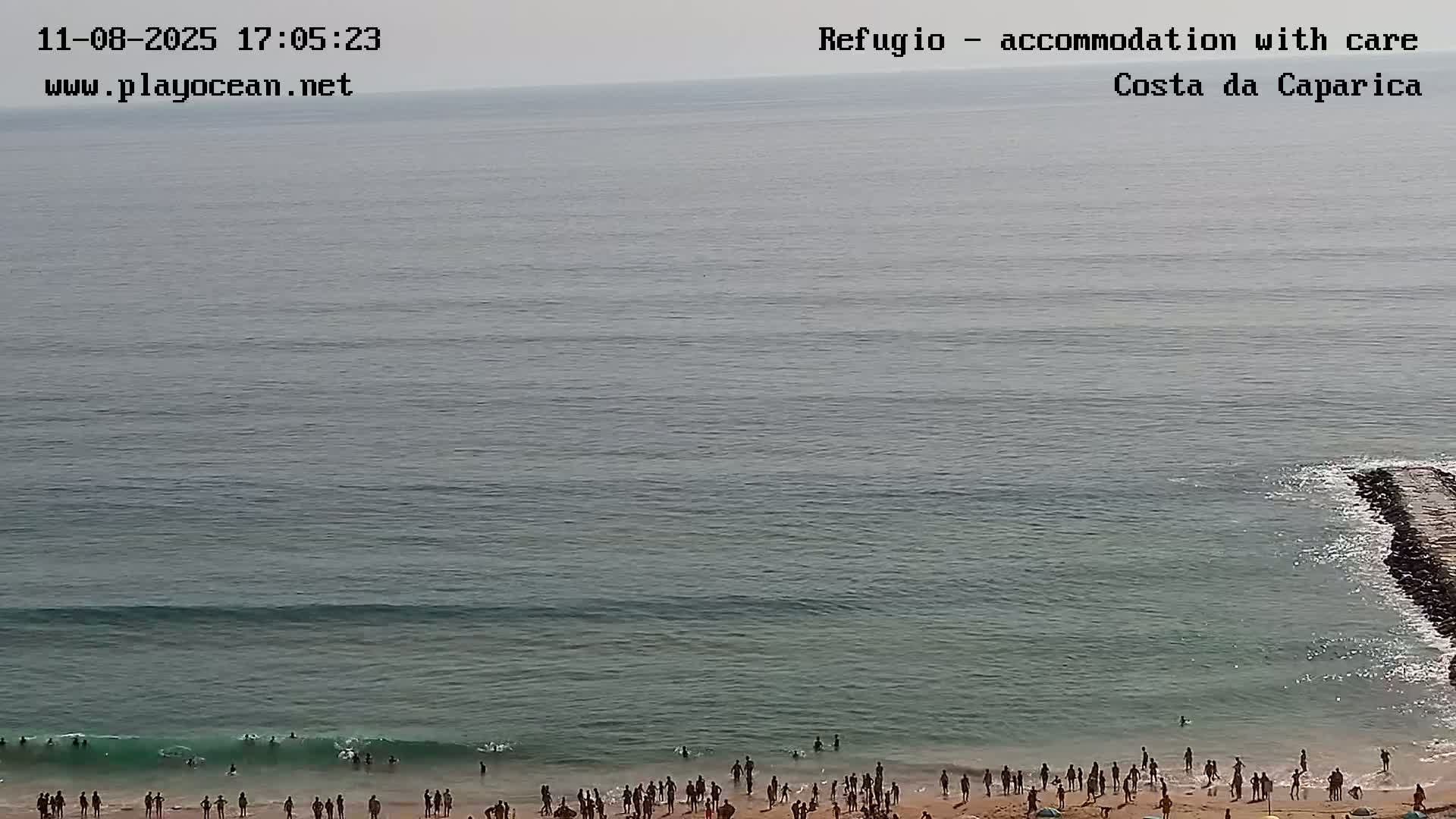Costa da Caparica Beach Panaromic Live Cam - Almada, Setubal, Lisbon, Portugal