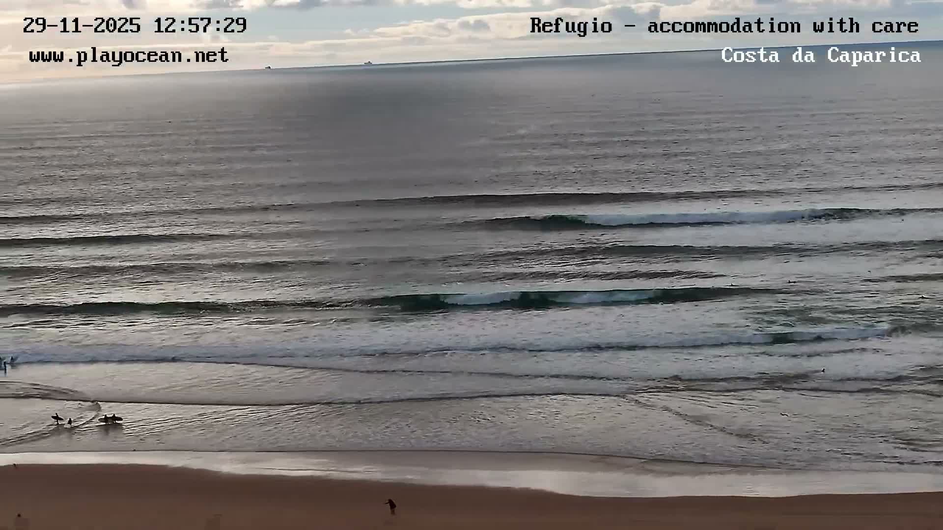 Costa da Caparica Beach Panaromic Live Cam - Almada, Setubal, Lisbon, Portugal