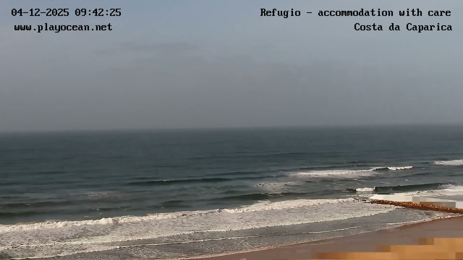 Costa da Caparica Beach Panaromic Live Cam - Almada, Setubal, Lisbon, Portugal