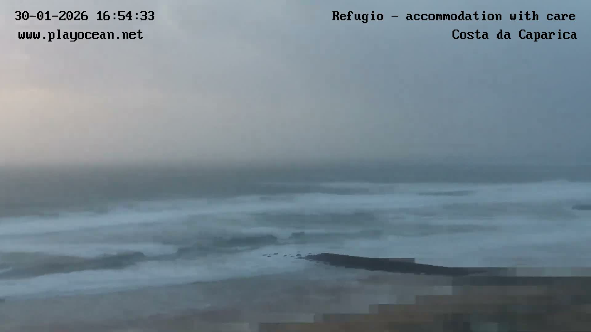 Costa da Caparica Beach Panaromic Live Cam - Almada, Setubal, Lisbon, Portugal
