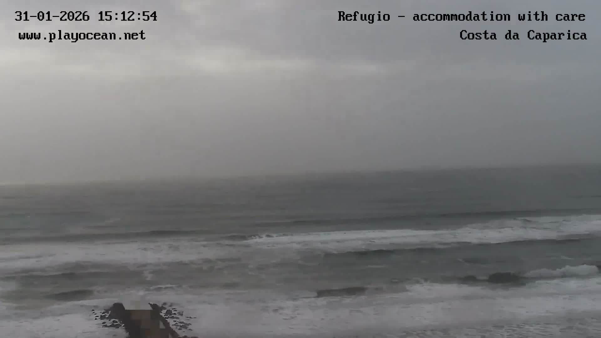 Costa da Caparica Beach Panaromic Live Cam - Almada, Setubal, Lisbon, Portugal