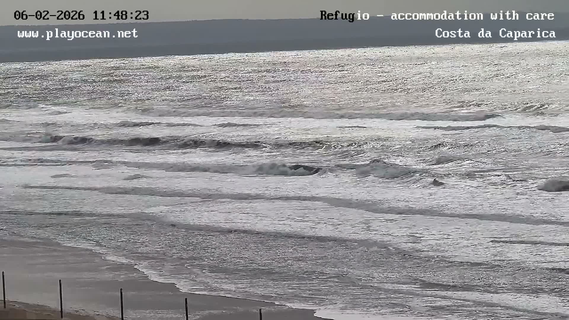 Costa da Caparica Beach Panaromic Live Cam - Almada, Setubal, Lisbon, Portugal