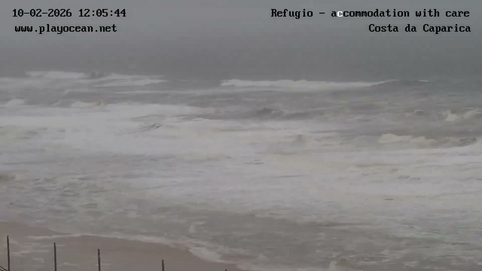 Costa da Caparica Beach Panaromic Live Cam - Almada, Setubal, Lisbon, Portugal