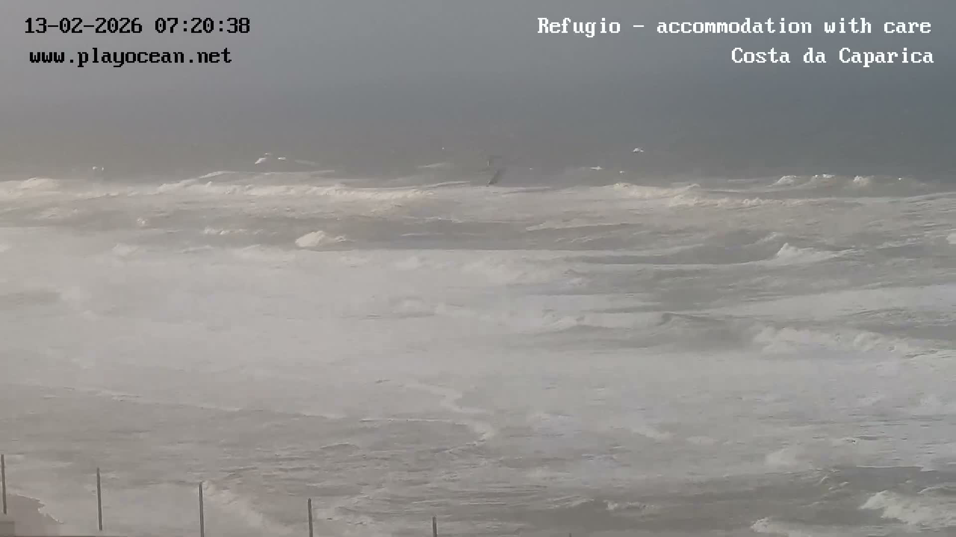 Costa da Caparica Beach Panaromic Live Cam - Almada, Setubal, Lisbon, Portugal