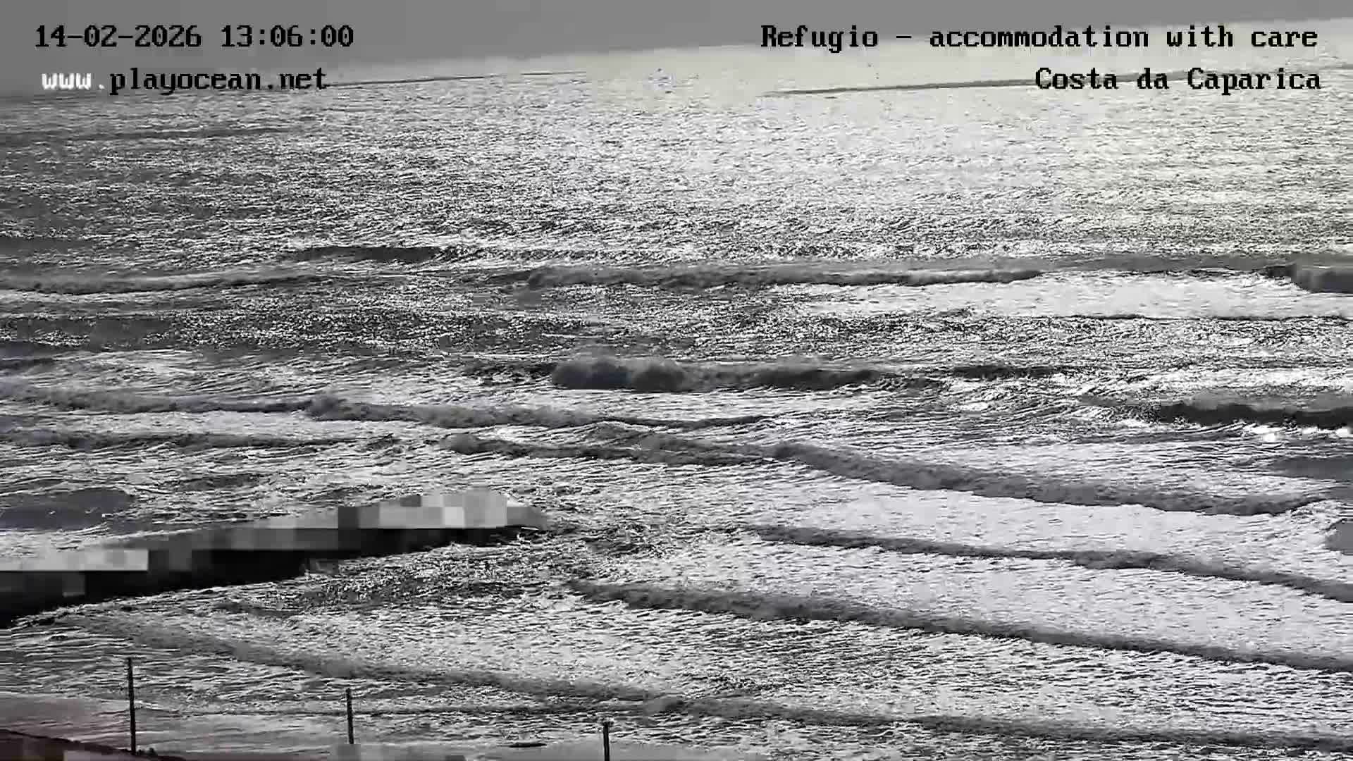 Costa da Caparica Beach Panaromic Live Cam - Almada, Setubal, Lisbon, Portugal