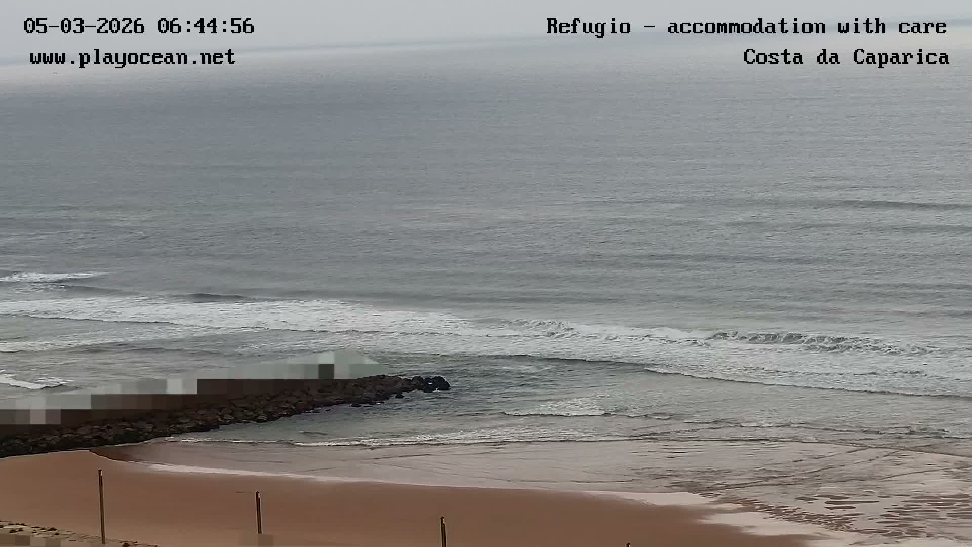 Costa da Caparica Beach Panaromic Live Cam - Almada, Setubal, Lisbon, Portugal