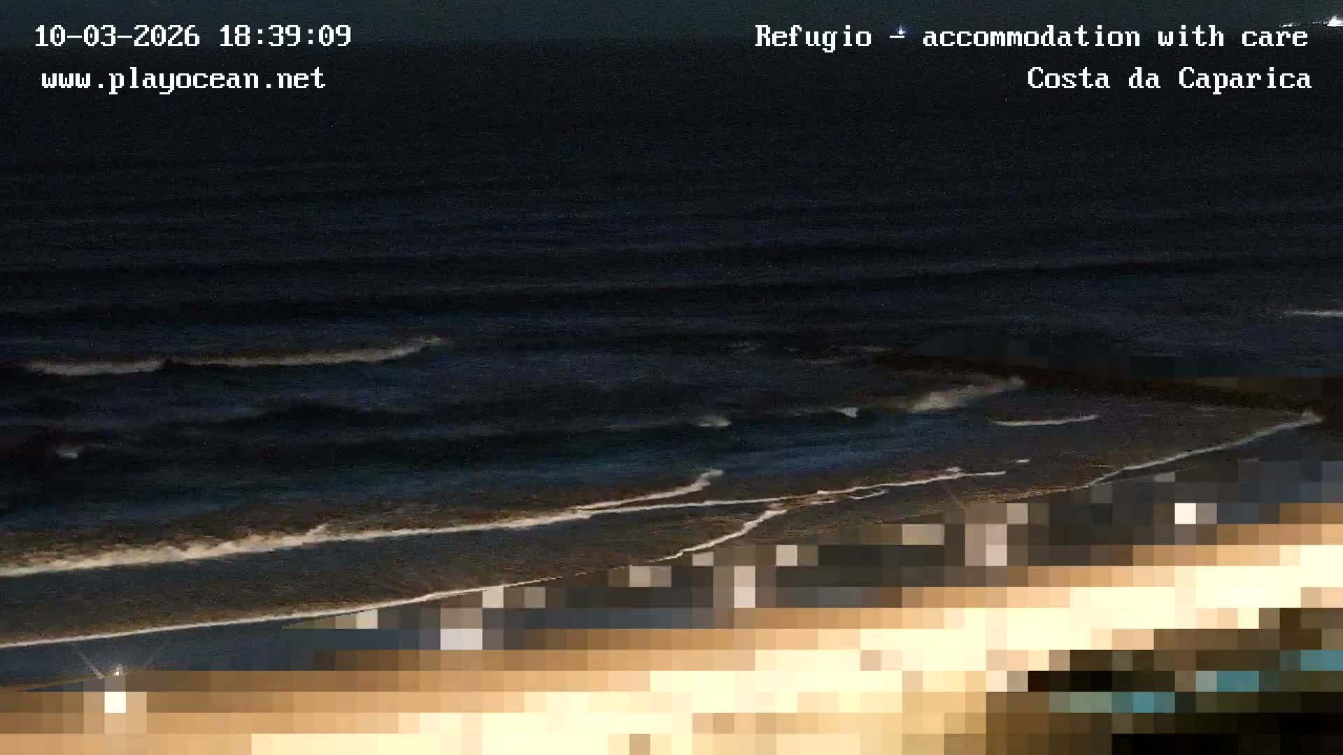 Costa da Caparica Beach Panaromic Live Cam - Almada, Setubal, Lisbon, Portugal