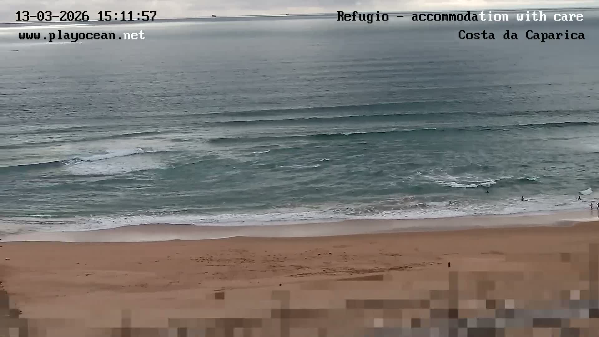 Costa da Caparica Beach Panaromic Live Cam - Almada, Setubal, Lisbon, Portugal