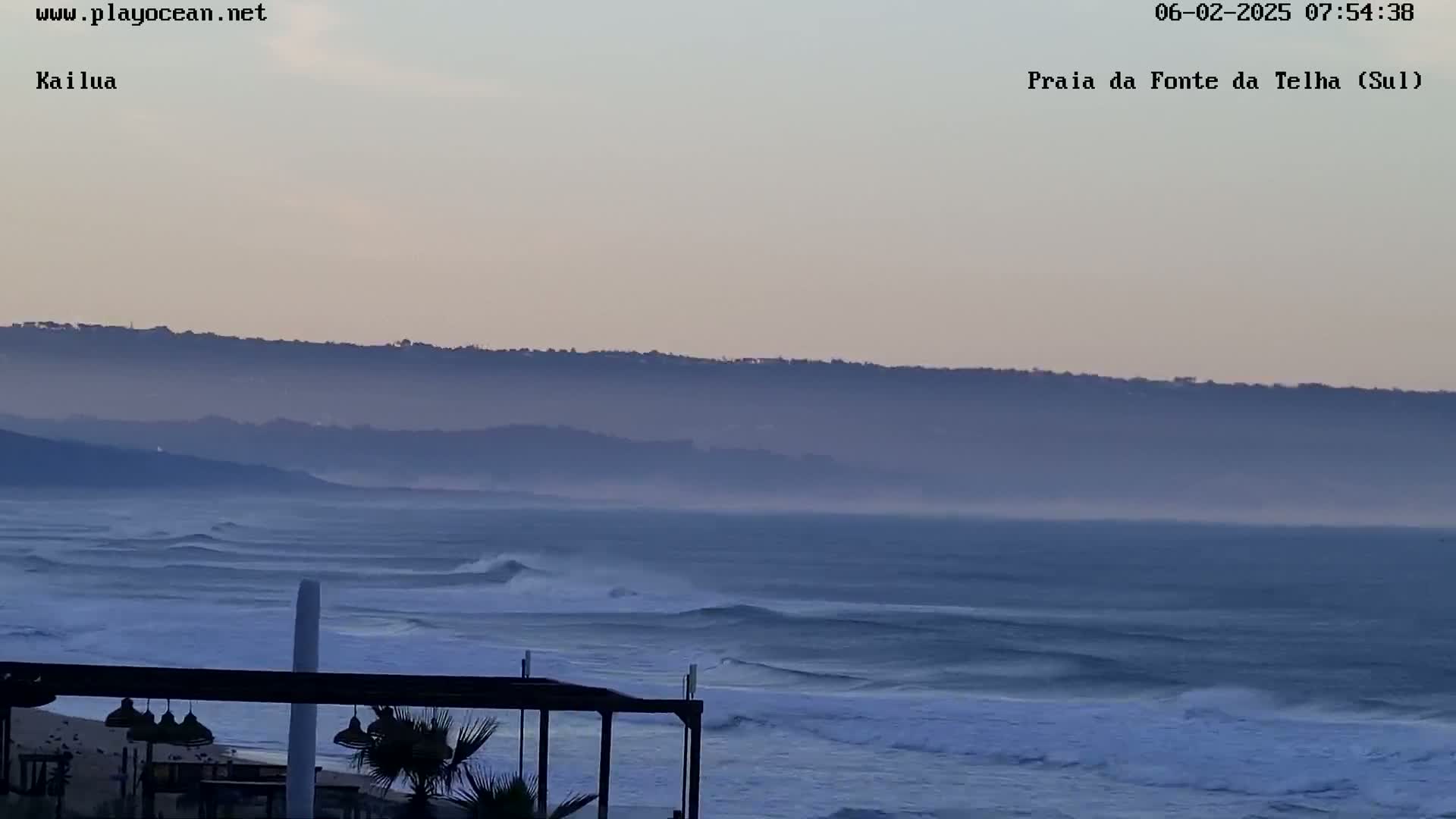 Praia da Fonte da Telha Beach, Costa de Caparica Live Cam - Almada, Setubal, Portugal