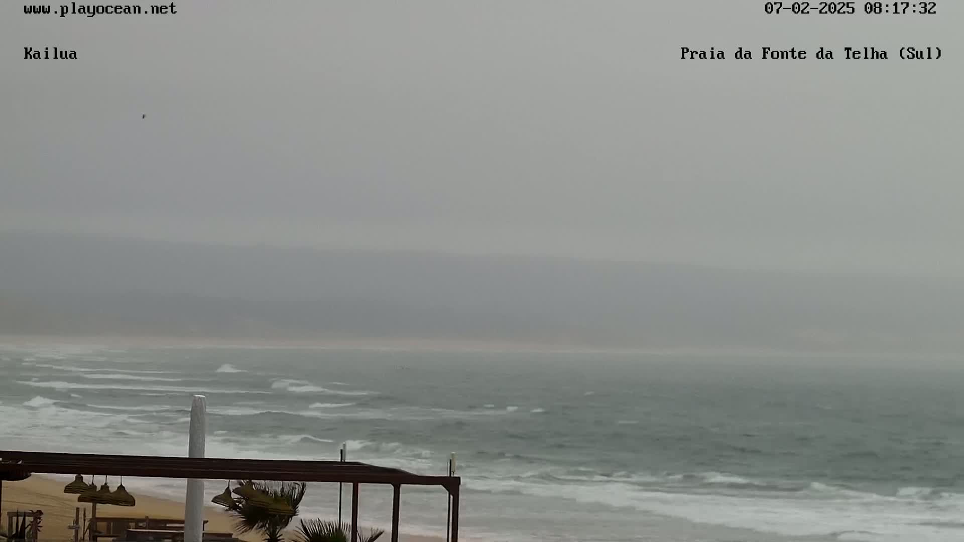 Praia da Fonte da Telha Beach, Costa de Caparica Live Cam - Almada, Setubal, Portugal