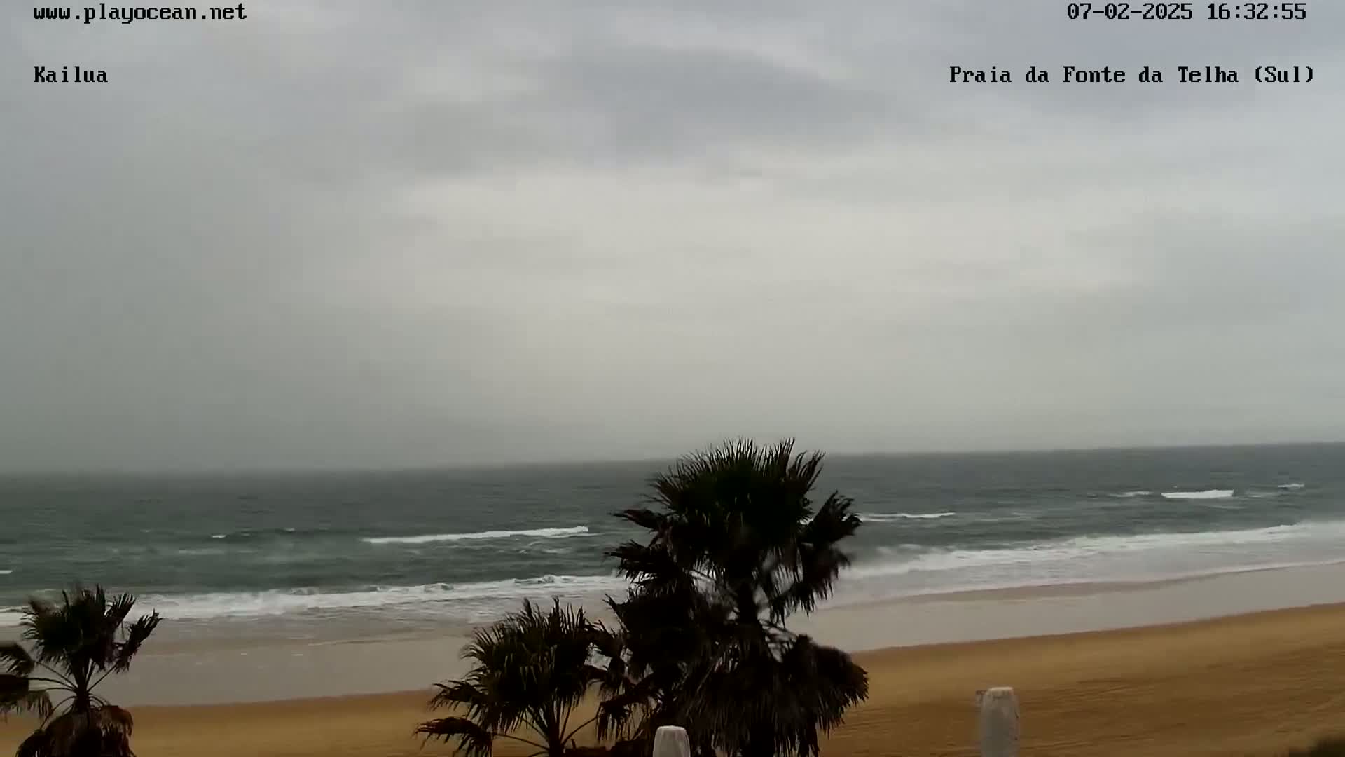 Praia da Fonte da Telha Beach, Costa de Caparica Live Cam - Almada, Setubal, Portugal