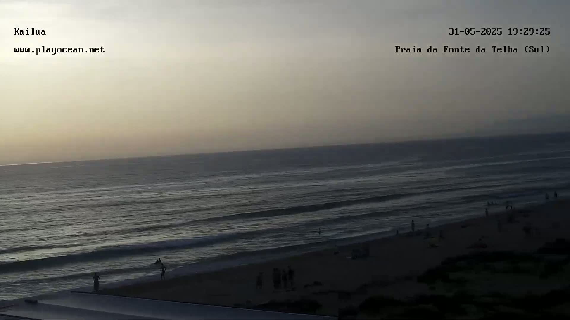 Praia da Fonte da Telha Beach, Costa de Caparica Live Cam - Almada, Setubal, Lisbon, Portugal