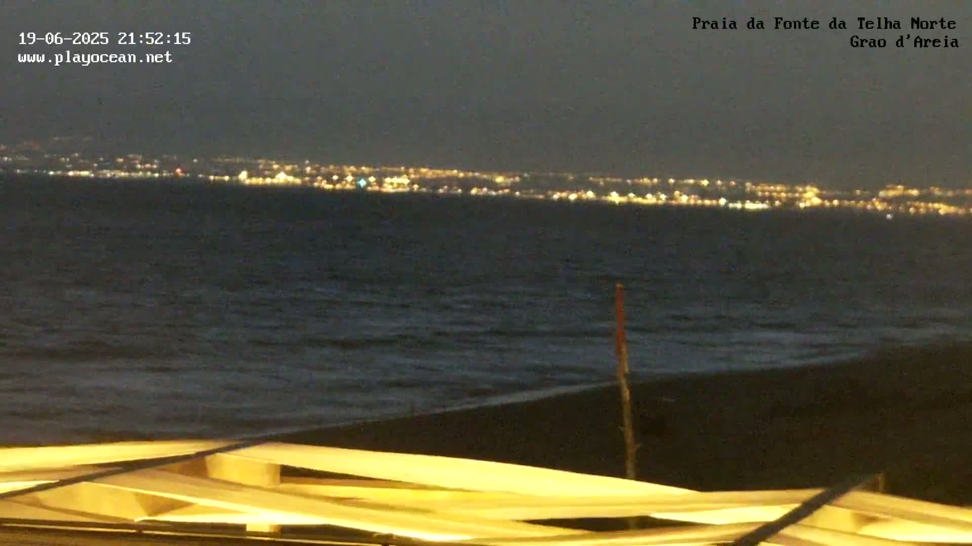 Praia da Fonte da Telha Beach, Costa de Caparica Live Cam - Almada, Setubal, Lisbon, Portugal