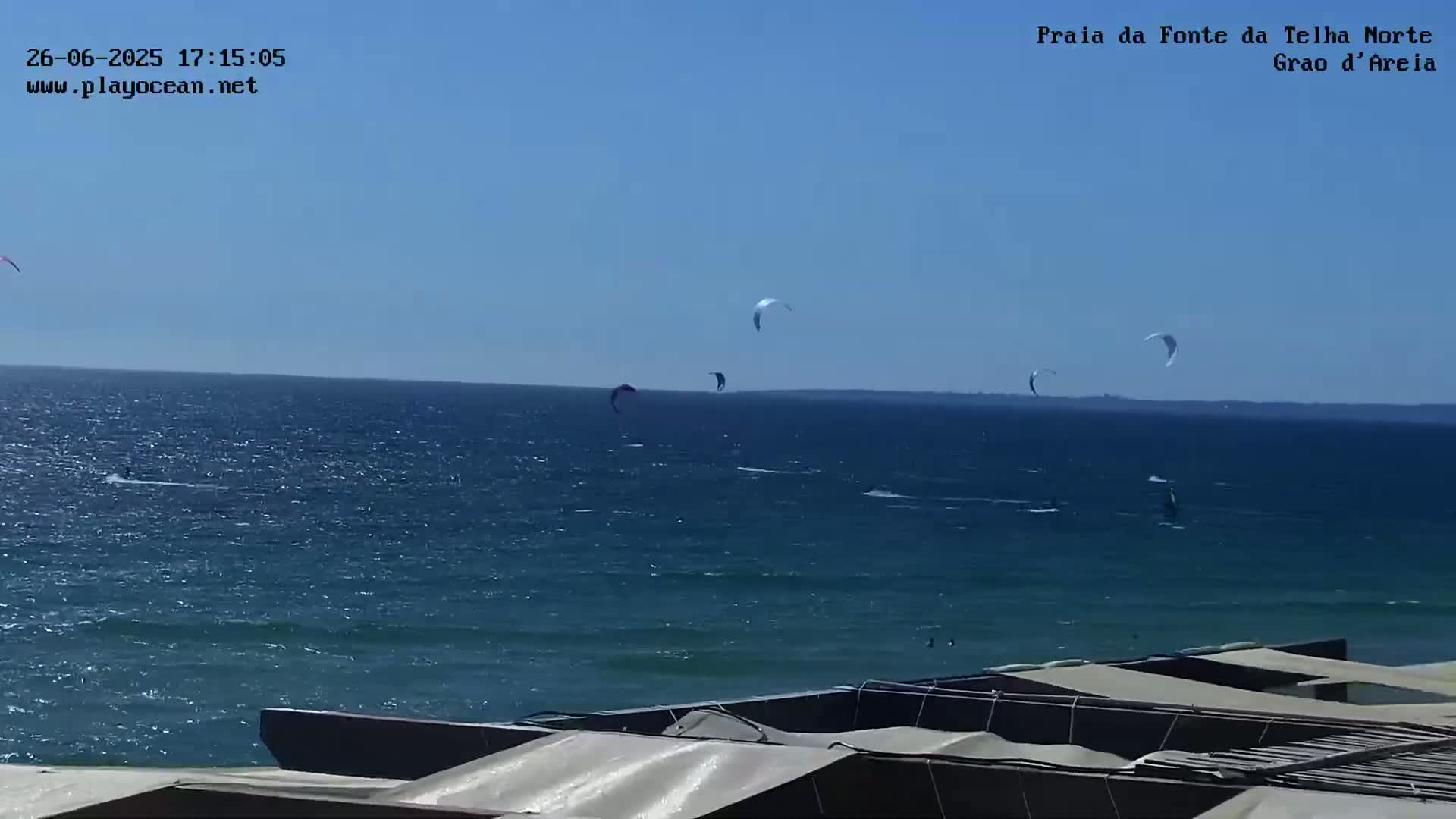 Praia da Fonte da Telha Beach, Costa de Caparica Live Cam - Almada, Setubal, Lisbon, Portugal