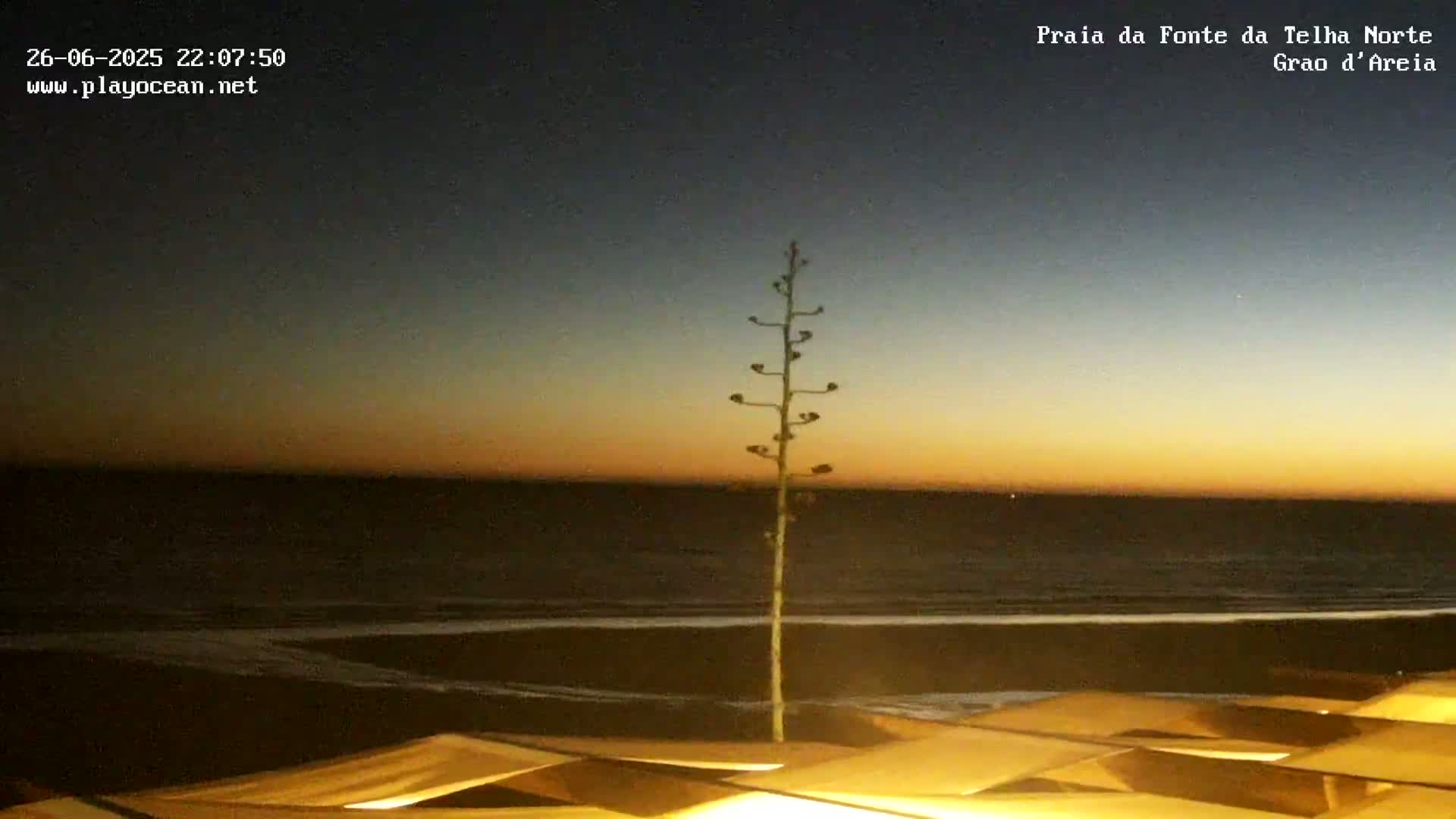 Praia da Fonte da Telha Beach, Costa de Caparica Live Cam - Almada, Setubal, Lisbon, Portugal