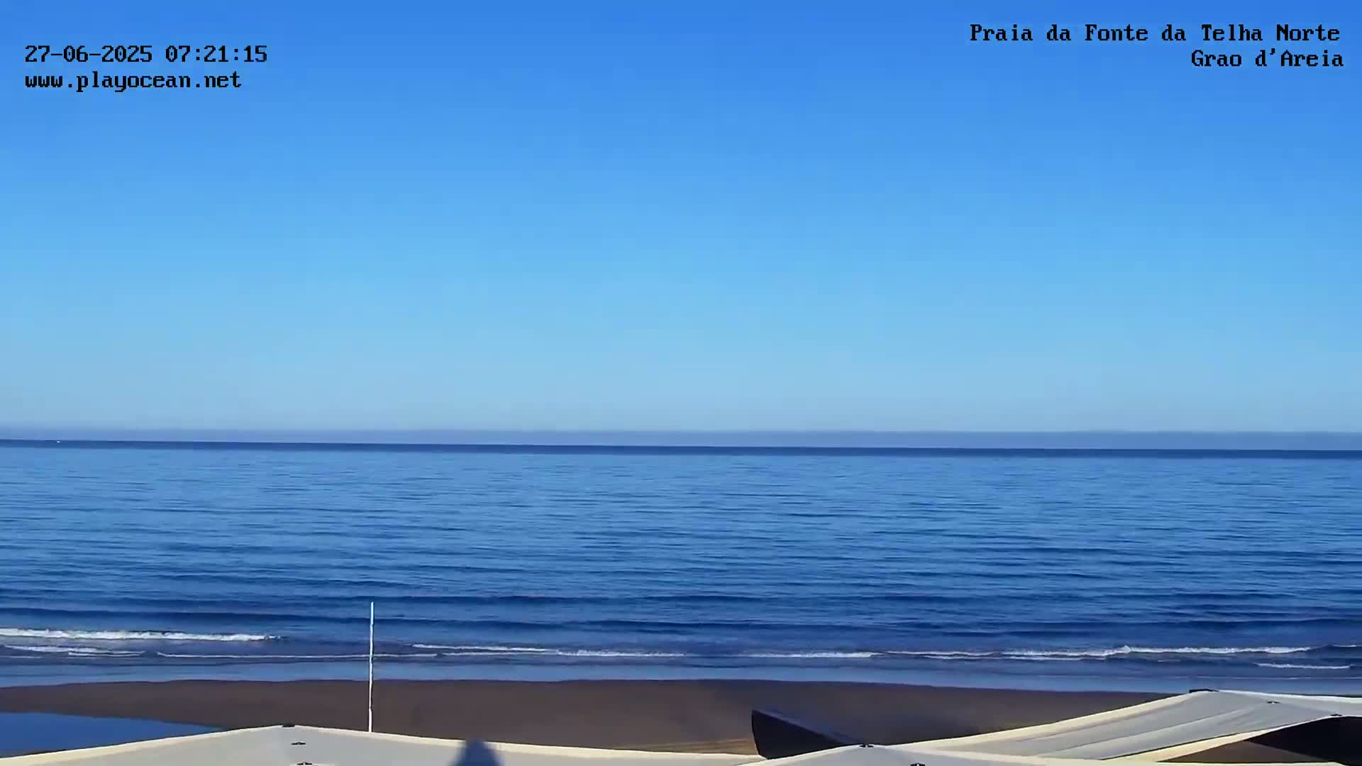 Praia da Fonte da Telha Beach, Costa de Caparica Live Cam - Almada, Setubal, Lisbon, Portugal
