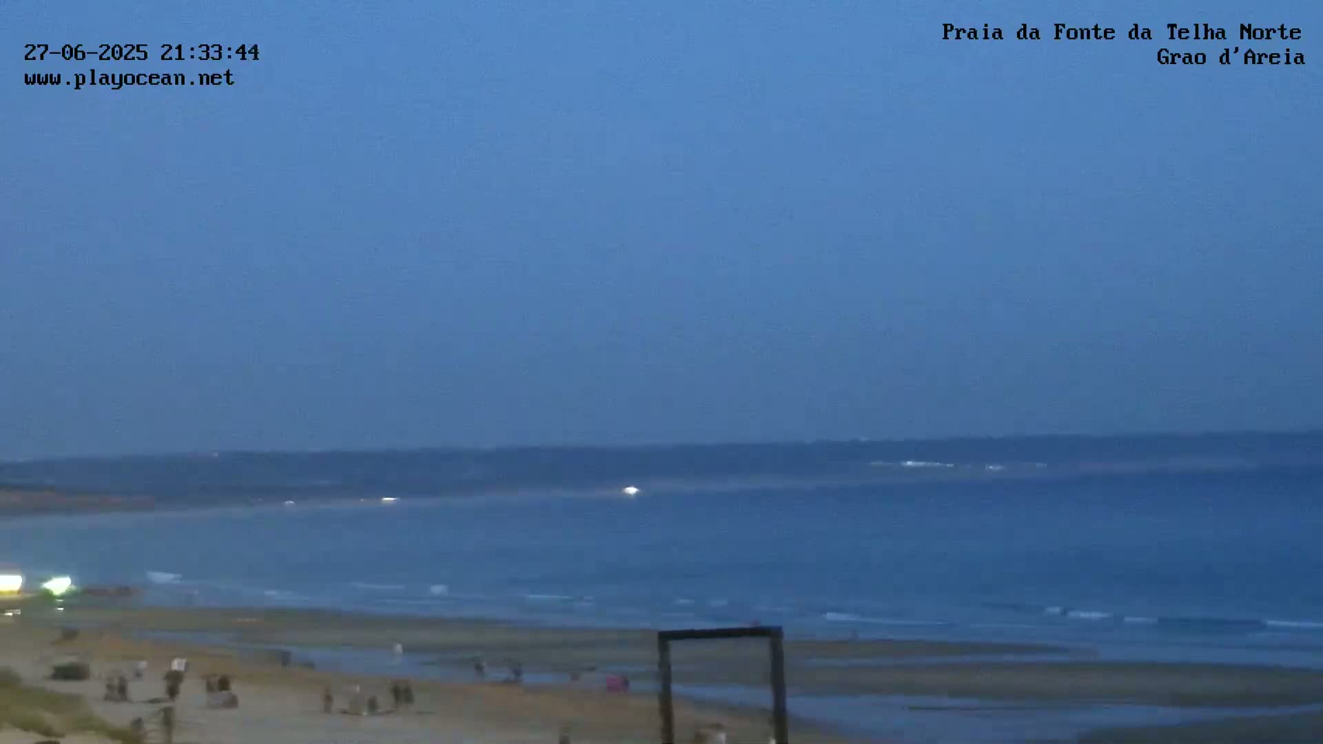 Praia da Fonte da Telha Beach, Costa de Caparica Live Cam - Almada, Setubal, Lisbon, Portugal