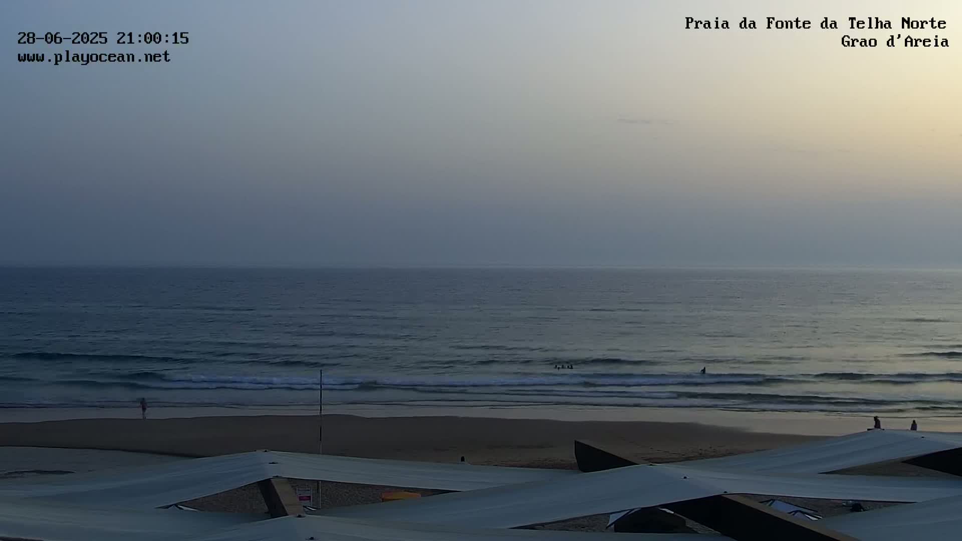Praia da Fonte da Telha Beach, Costa de Caparica Live Cam - Almada, Setubal, Lisbon, Portugal