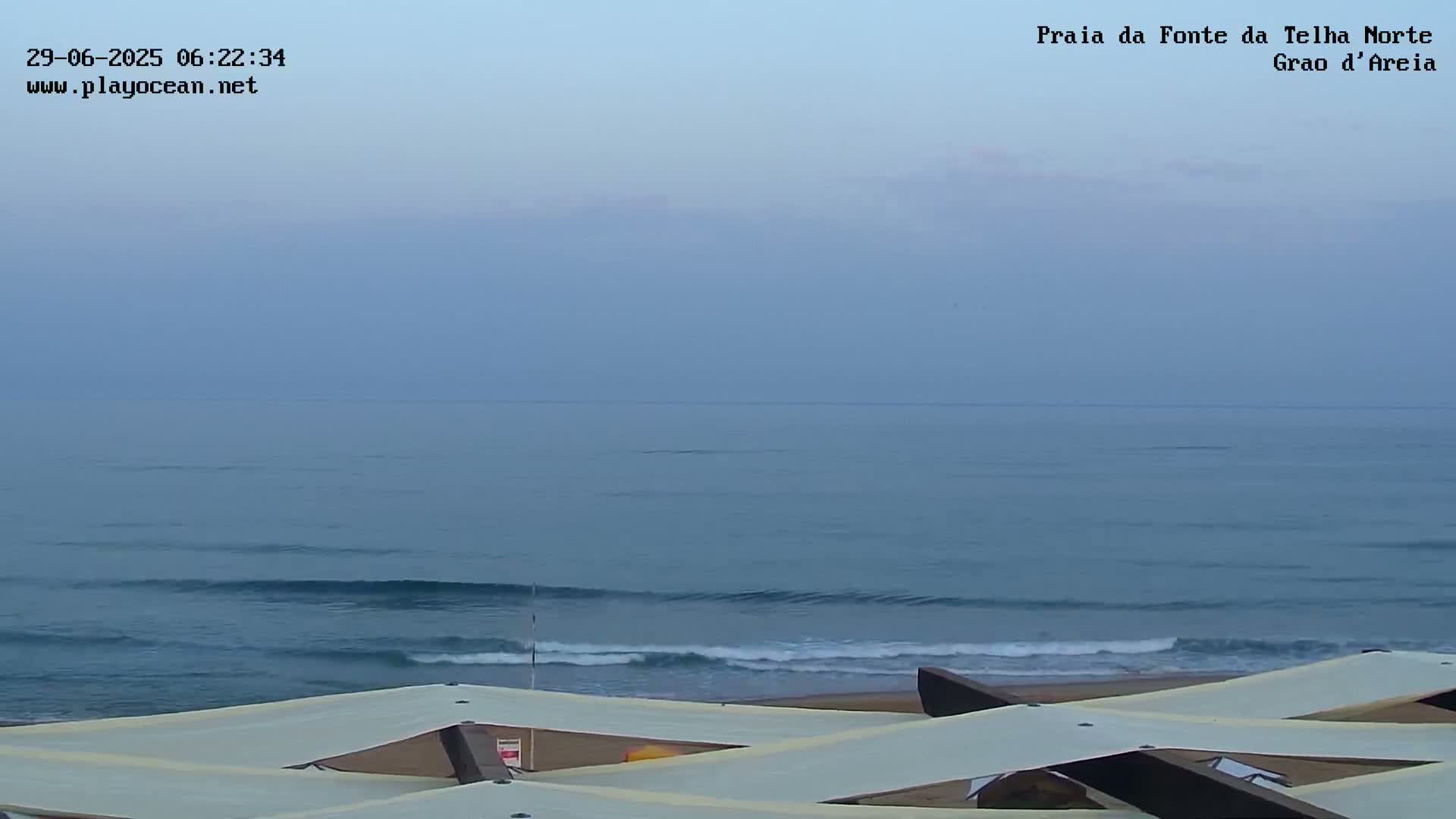 Praia da Fonte da Telha Beach, Costa de Caparica Live Cam - Almada, Setubal, Lisbon, Portugal