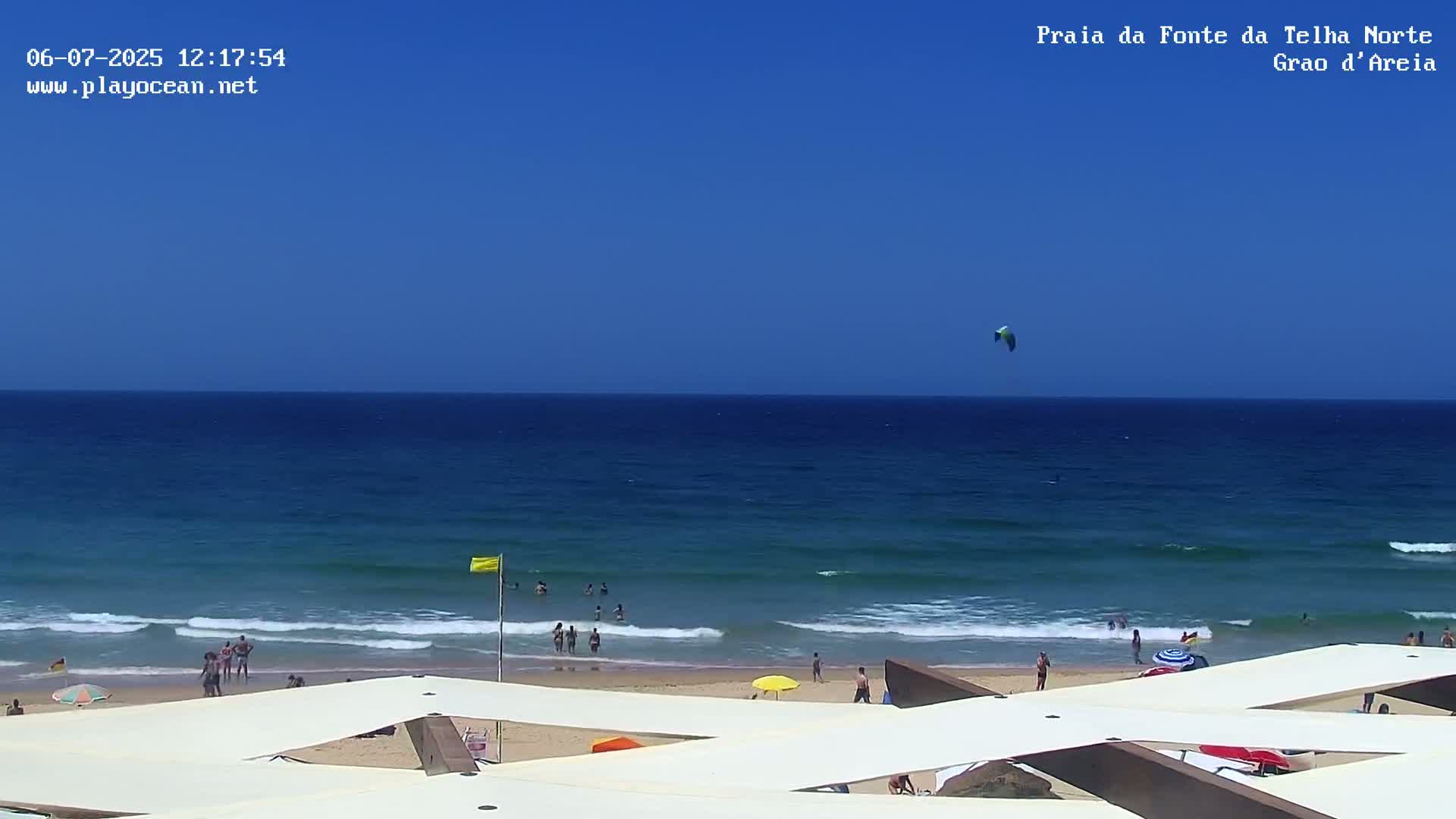 Praia da Fonte da Telha Beach, Costa de Caparica Live Cam - Almada, Setubal, Lisbon, Portugal