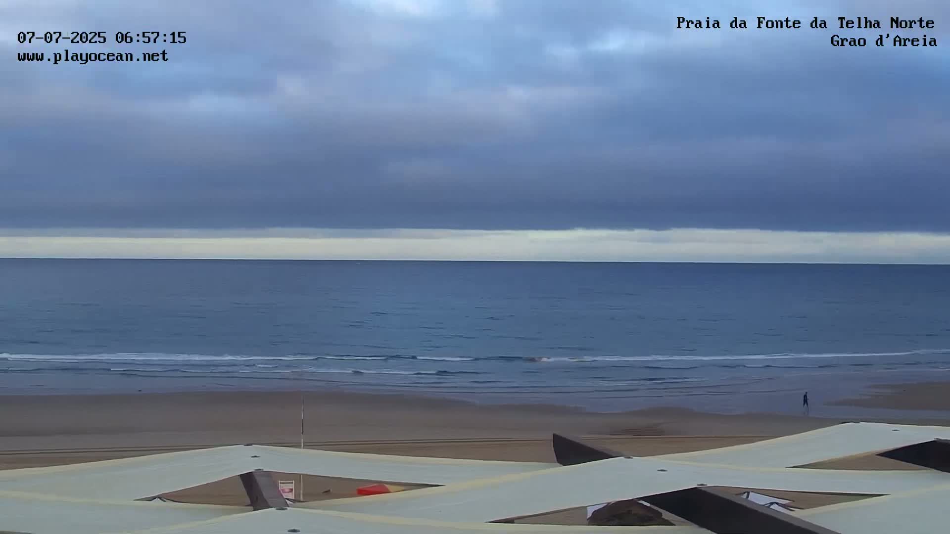 Praia da Fonte da Telha Beach, Costa de Caparica Live Cam - Almada, Setubal, Lisbon, Portugal