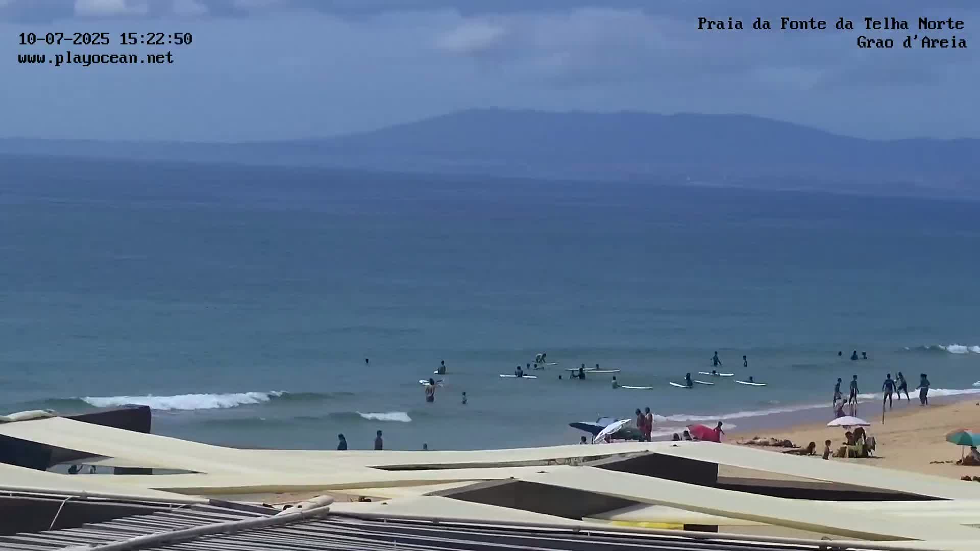 Praia da Fonte da Telha Beach, Costa de Caparica Live Cam - Almada, Setubal, Lisbon, Portugal