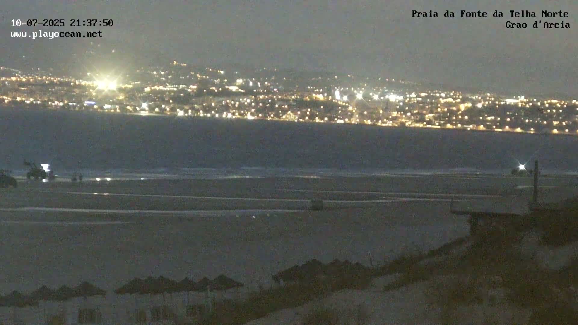 Praia da Fonte da Telha Beach, Costa de Caparica Live Cam - Almada, Setubal, Lisbon, Portugal