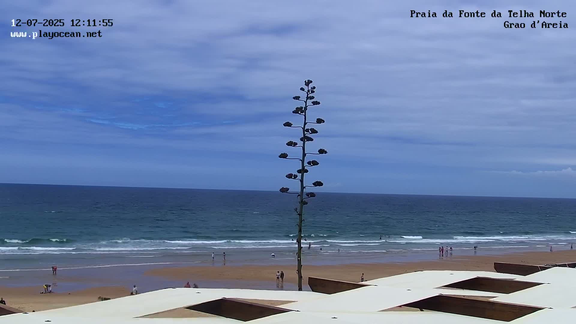 Praia da Fonte da Telha Beach, Costa de Caparica Live Cam - Almada, Setubal, Lisbon, Portugal