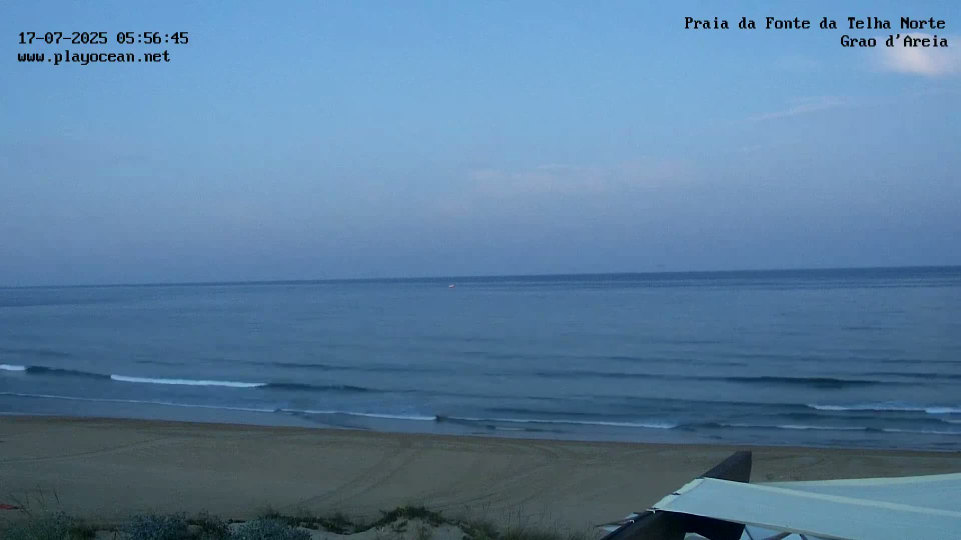 Praia da Fonte da Telha Beach, Costa de Caparica Live Cam - Almada, Setubal, Lisbon, Portugal